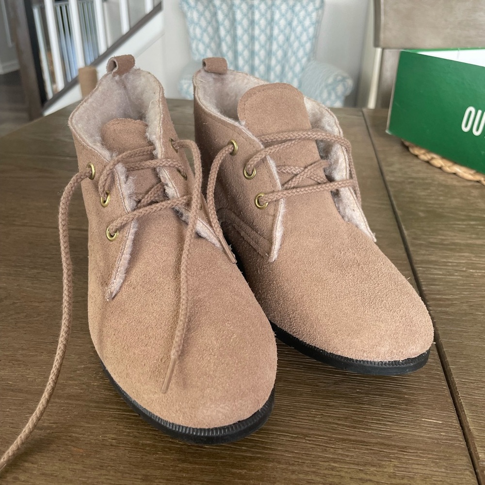 Vintage Suede Leather Boots